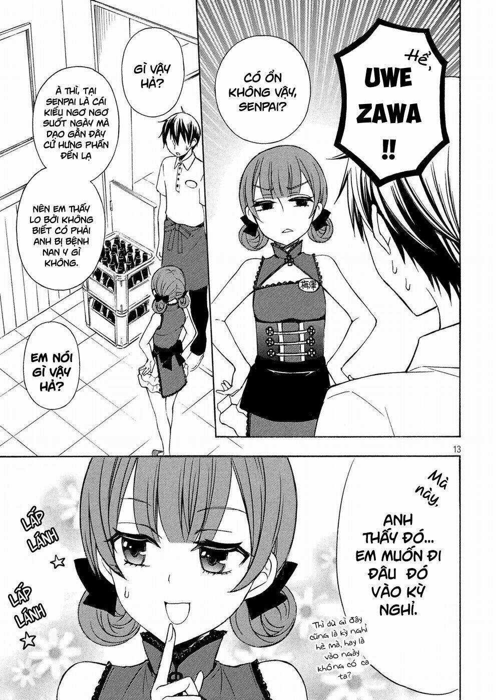 Watari-Kun No Xx Ga Houkai Sunzen Chapter 40 trang 13