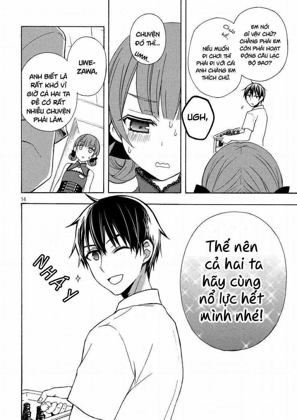 Watari-Kun No Xx Ga Houkai Sunzen Chapter 40 trang 14