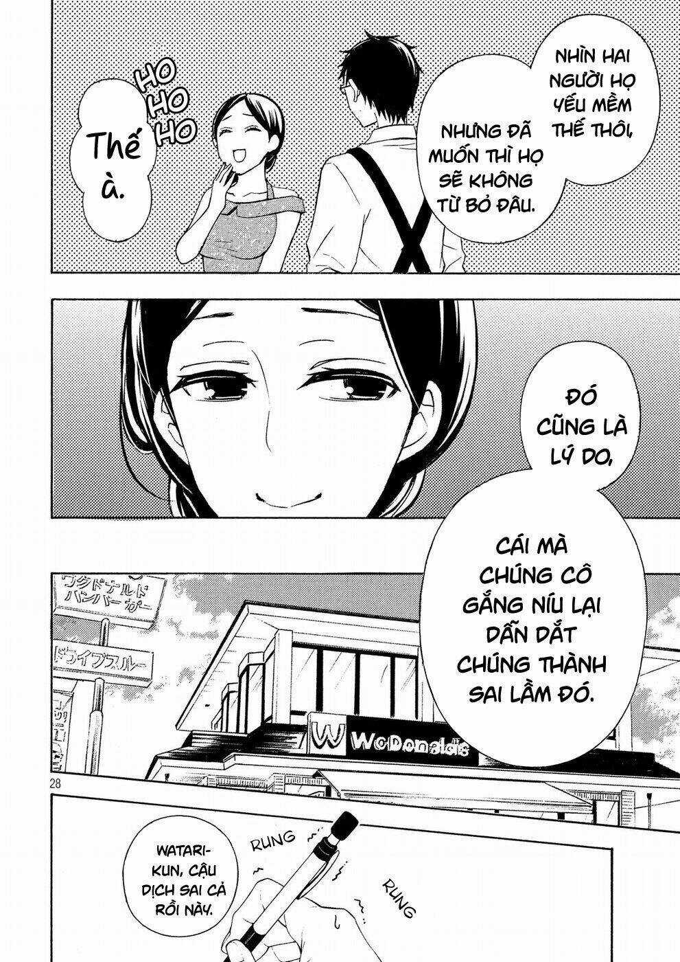 Watari-Kun No Xx Ga Houkai Sunzen Chapter 40 trang 28