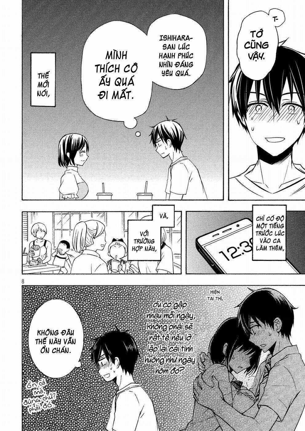 Watari-Kun No Xx Ga Houkai Sunzen Chapter 40 trang 8