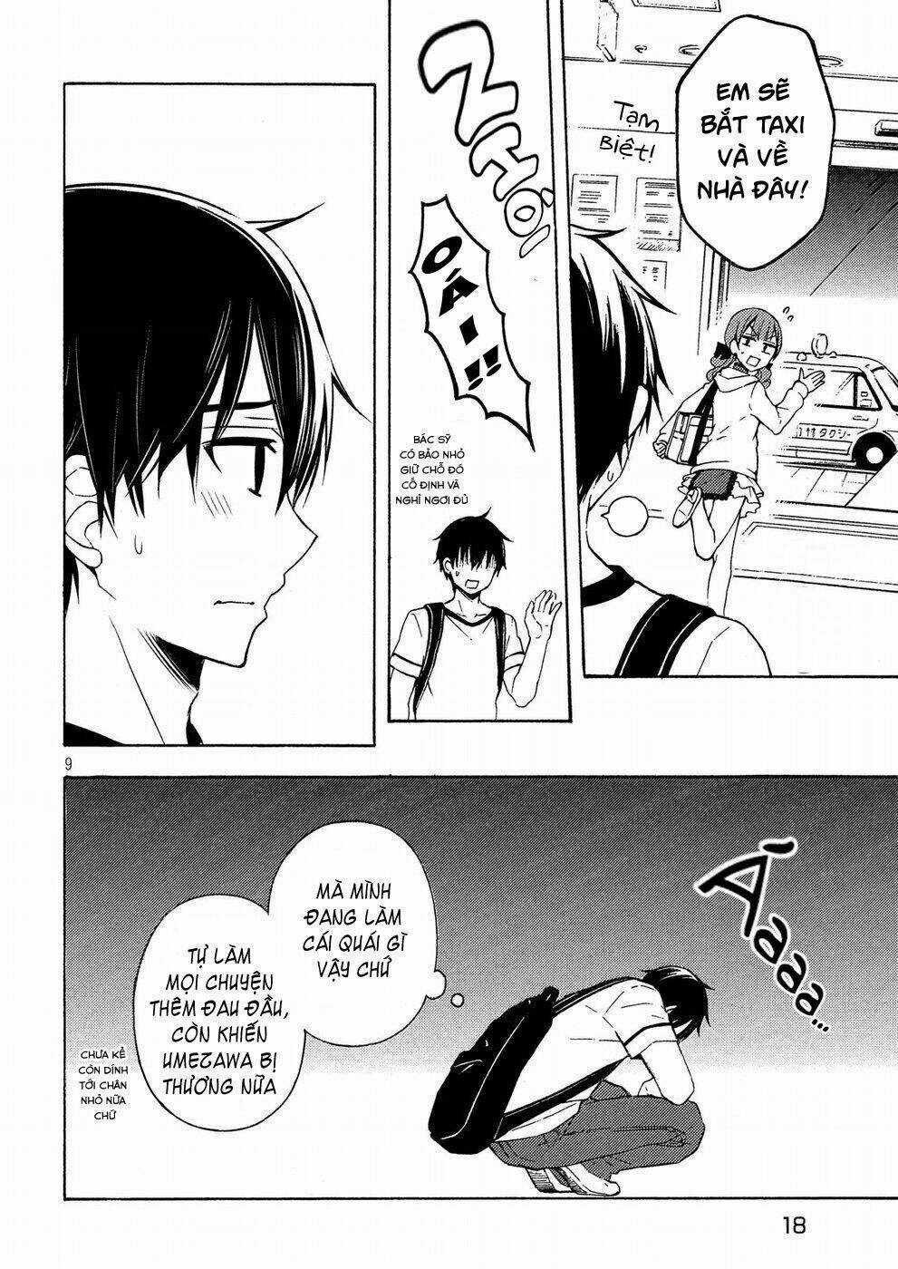 Watari-Kun No Xx Ga Houkai Sunzen Chapter 41 trang 9