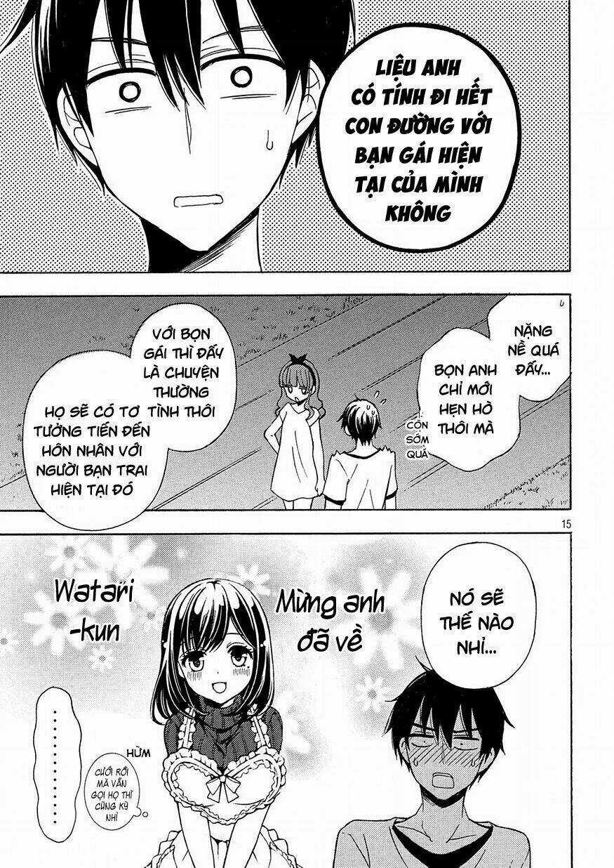 Watari-Kun No Xx Ga Houkai Sunzen Chapter 42 trang 16