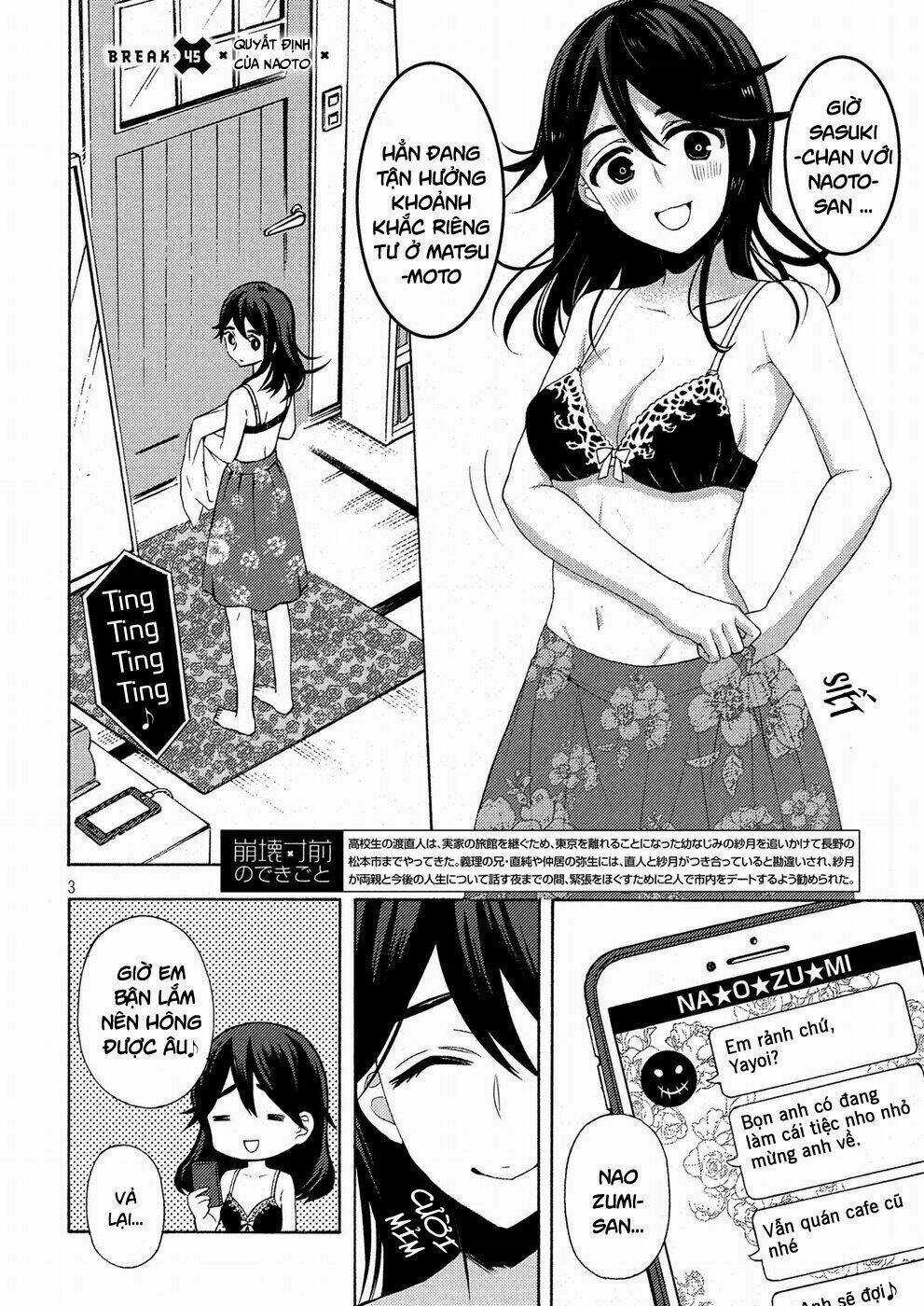 Watari-Kun No Xx Ga Houkai Sunzen Chapter 48 trang 3