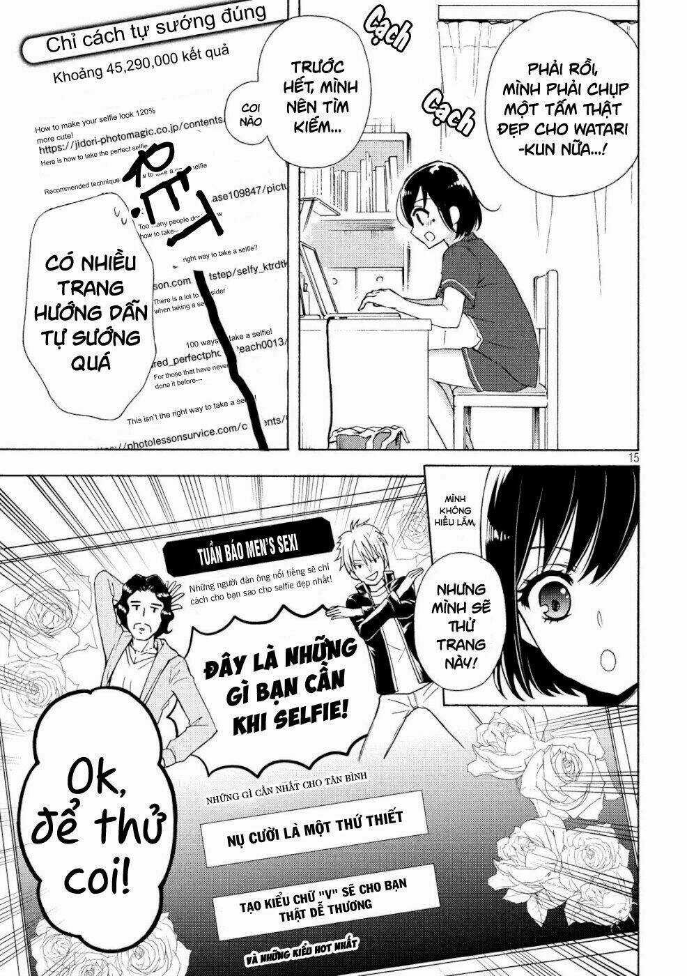 Watari-Kun No Xx Ga Houkai Sunzen Chapter 50 trang 15