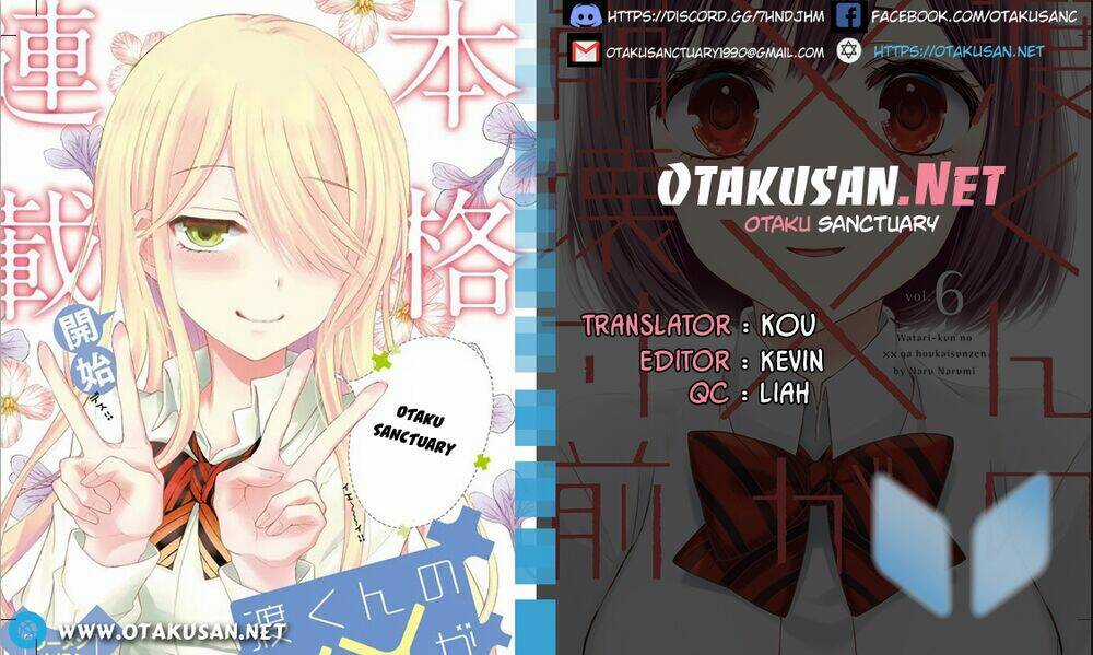 Watari-Kun No Xx Ga Houkai Sunzen Chapter 52 trang 0