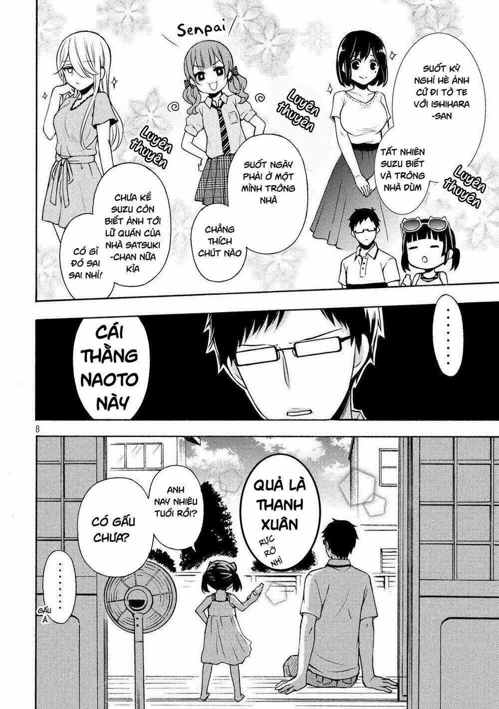 Watari-Kun No Xx Ga Houkai Sunzen Chapter 53 trang 9