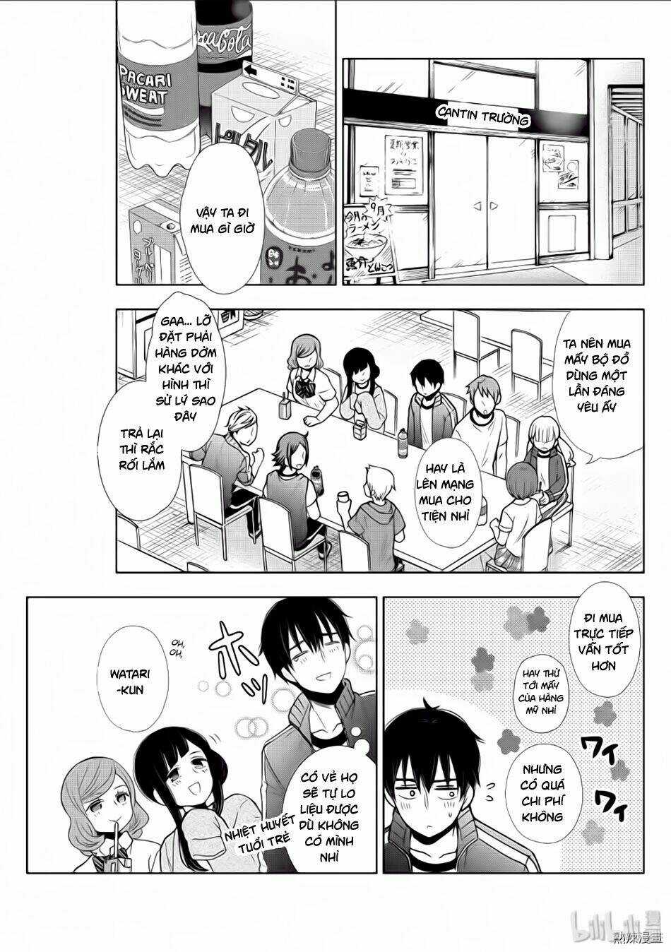 Watari-Kun No Xx Ga Houkai Sunzen Chapter 56 trang 17