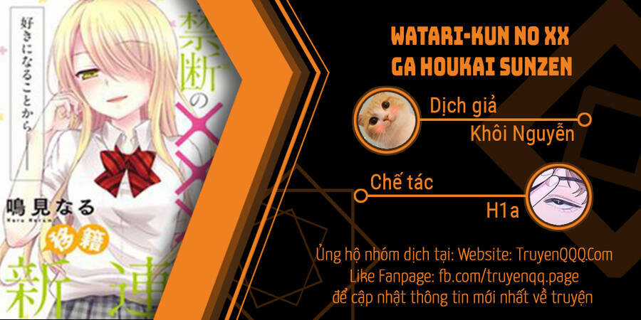 Watari-Kun No Xx Ga Houkai Sunzen Chapter 65.5 trang 15