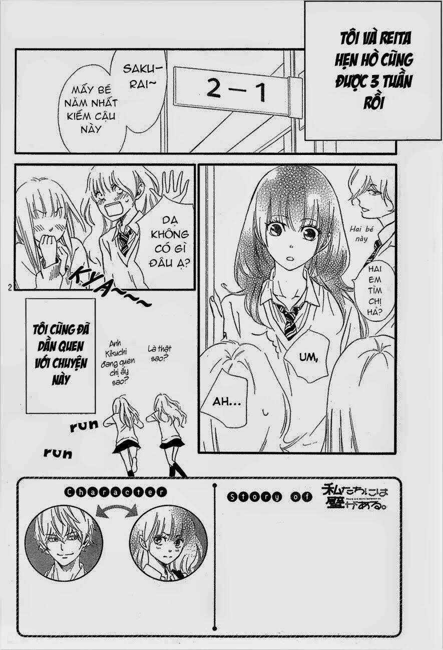 Watashitachi ni wa Kabe ga Aru Chapter 3 trang 2