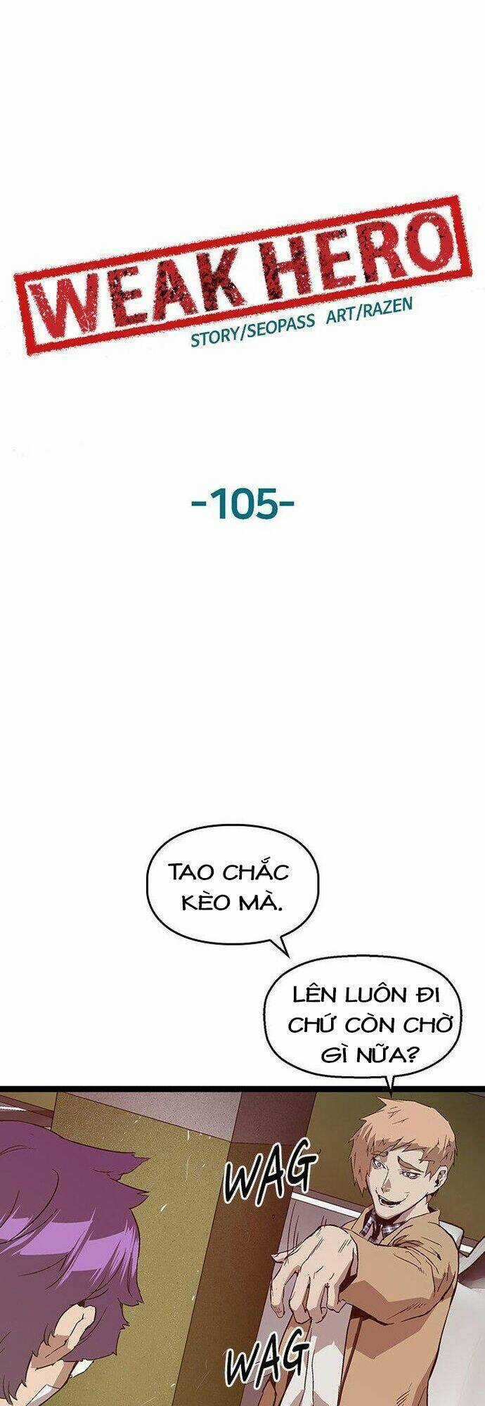 Weak Hero Chapter 105 trang 1