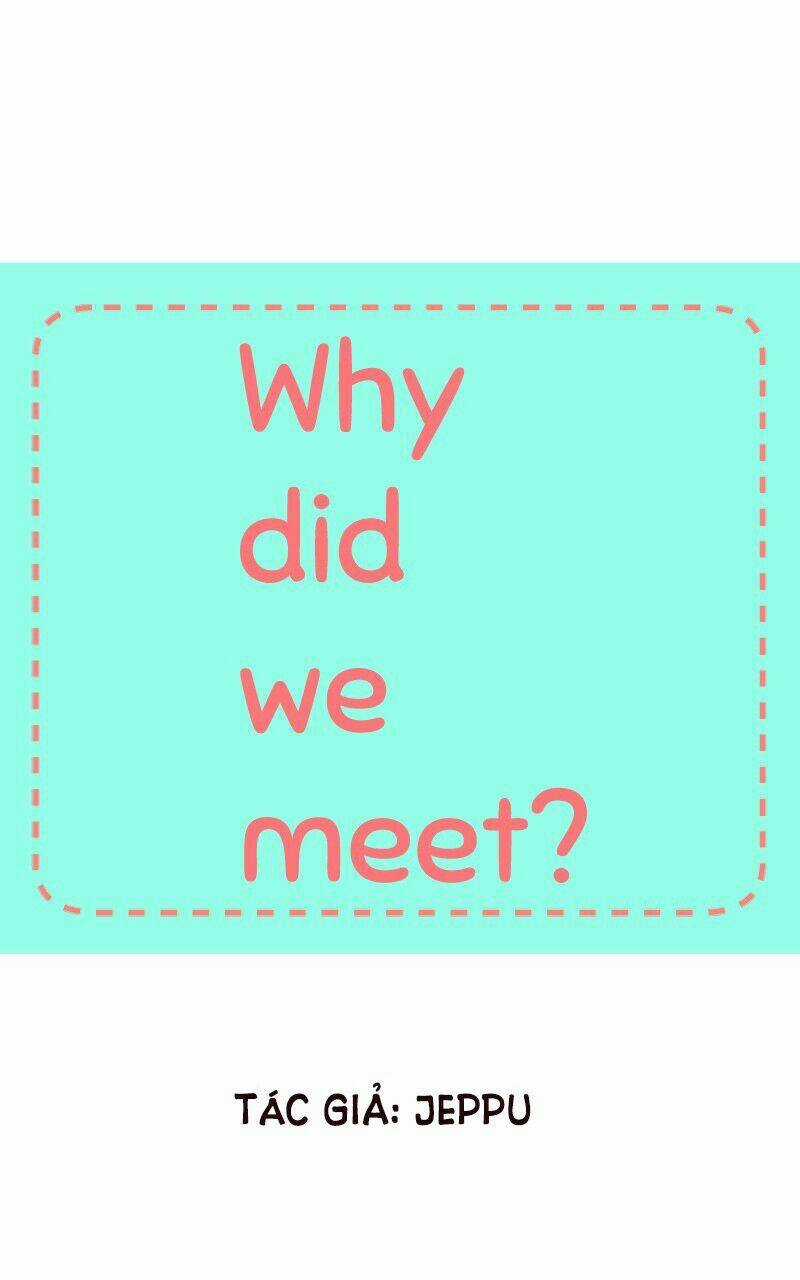 Why Did We Meet? Chapter 3 trang 2