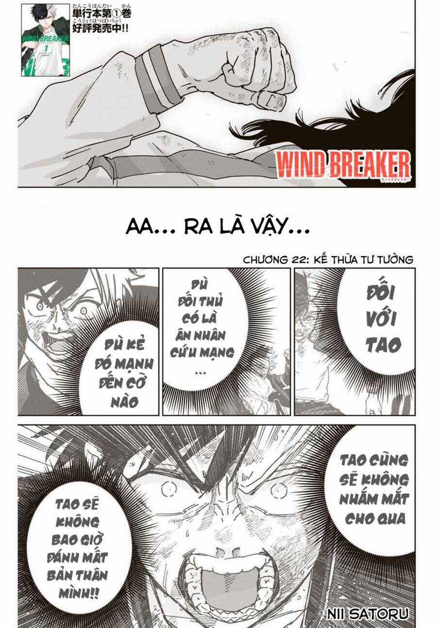 Wind Breaker (Nii Satoru) Chapter 22 trang 1