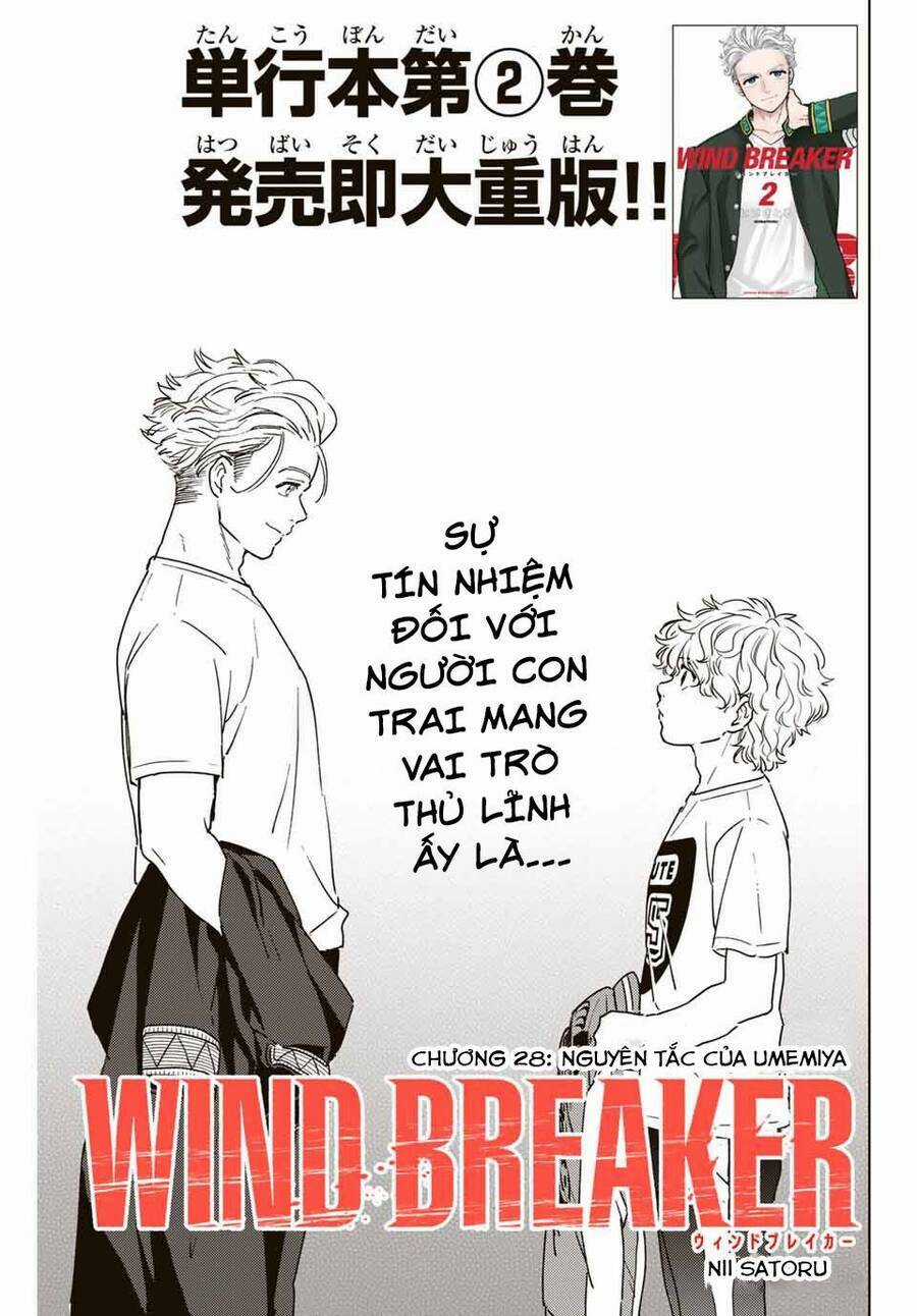 Wind Breaker (Nii Satoru) Chapter 28 trang 1