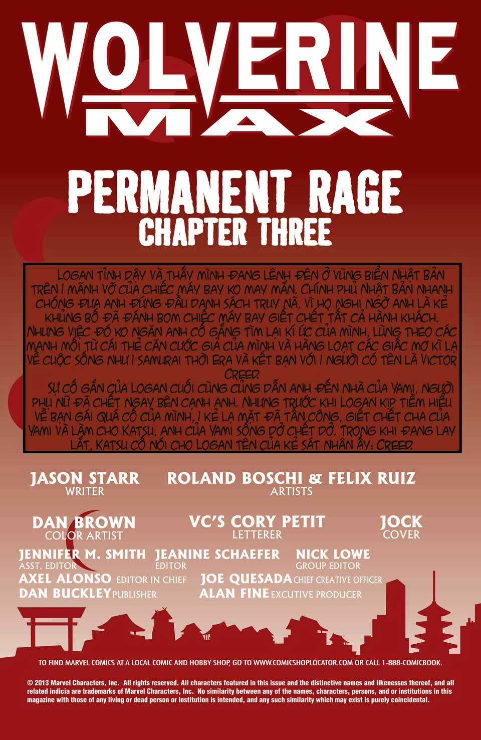 Wolverine Max (2013) Chapter 3 trang 2