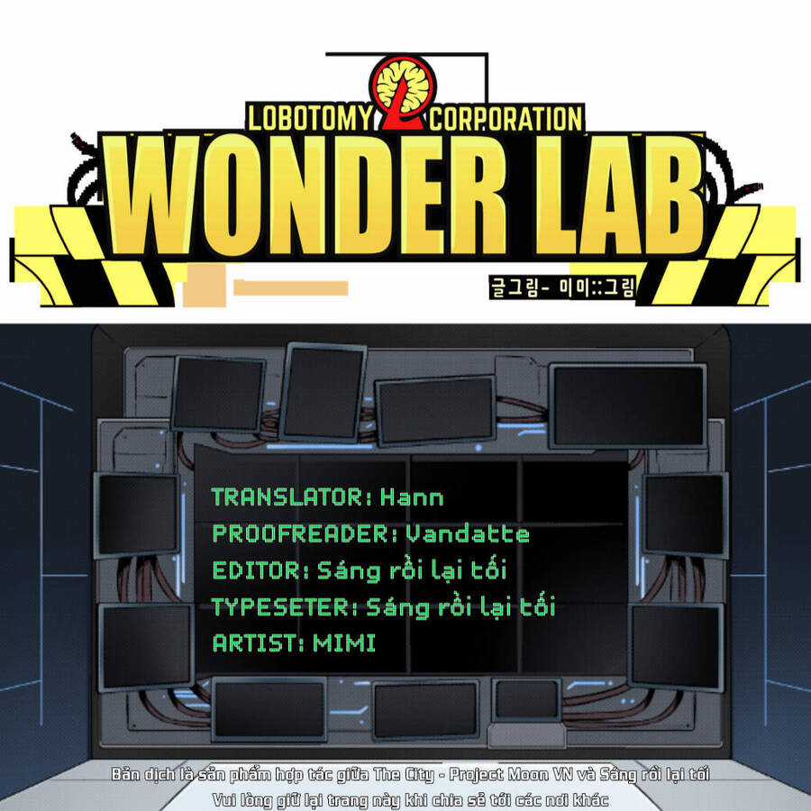 Wonder Lab (Lobotomy Corporation Comics) Chapter 7 trang 0