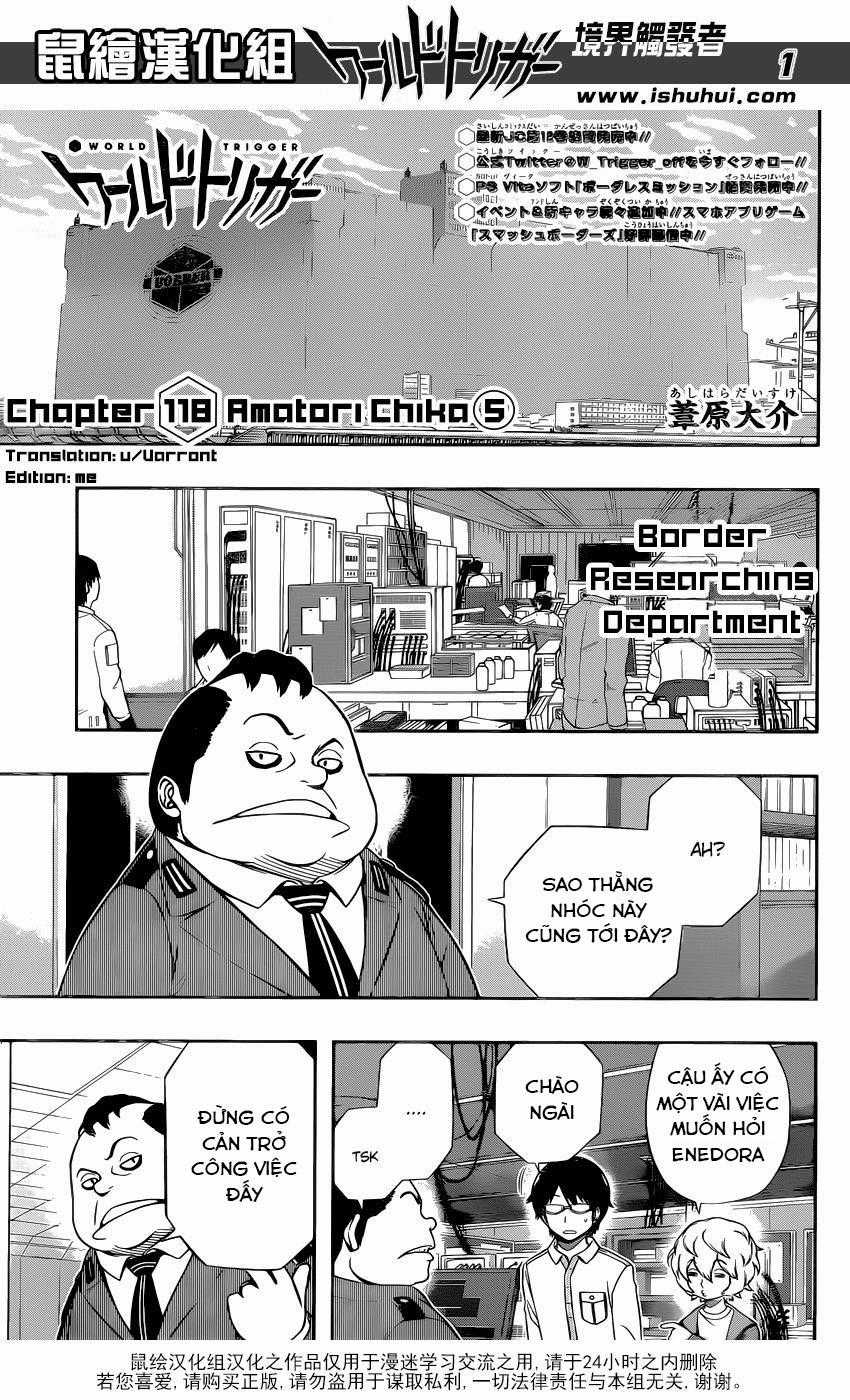 World Trigger Chapter 118 trang 1