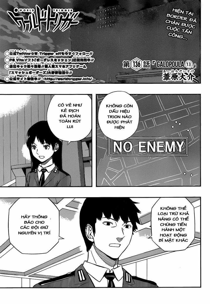 World Trigger Chapter 136 trang 1