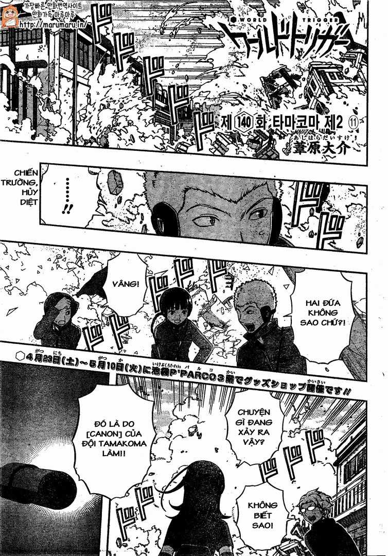 World Trigger Chapter 140 trang 1