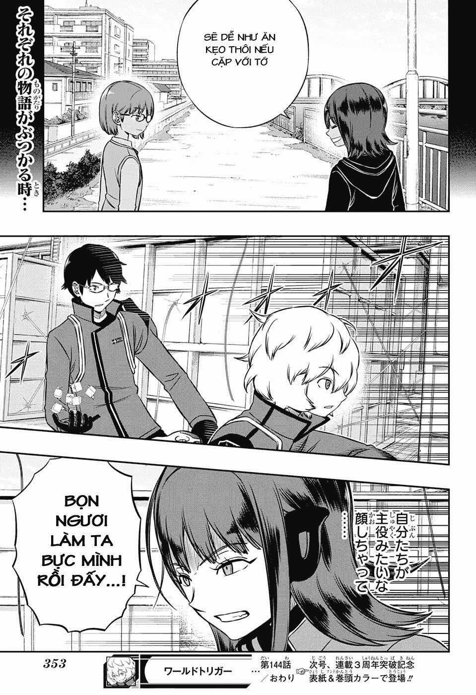 World Trigger Chapter 144 trang 18