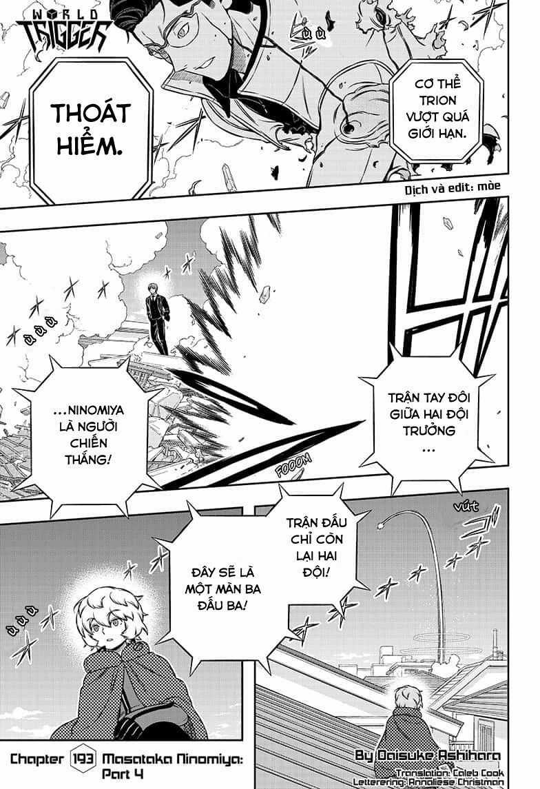 World Trigger Chapter 193 trang 2