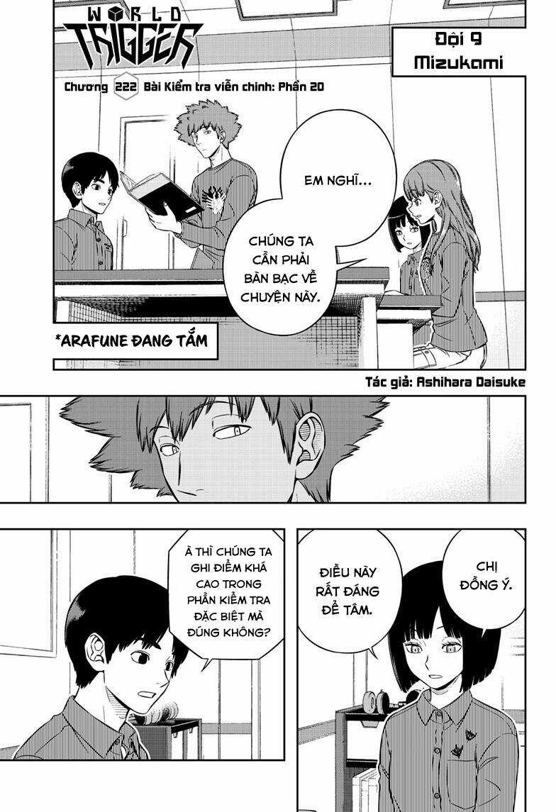 World Trigger Chapter 222 trang 2
