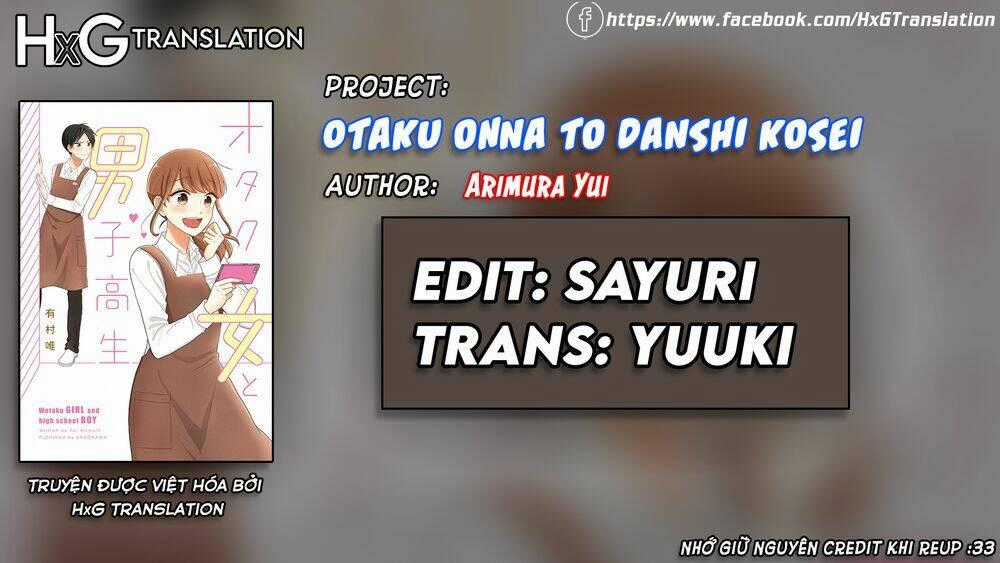 Wotaku Girl And High School Boy Chapter 24 trang 1