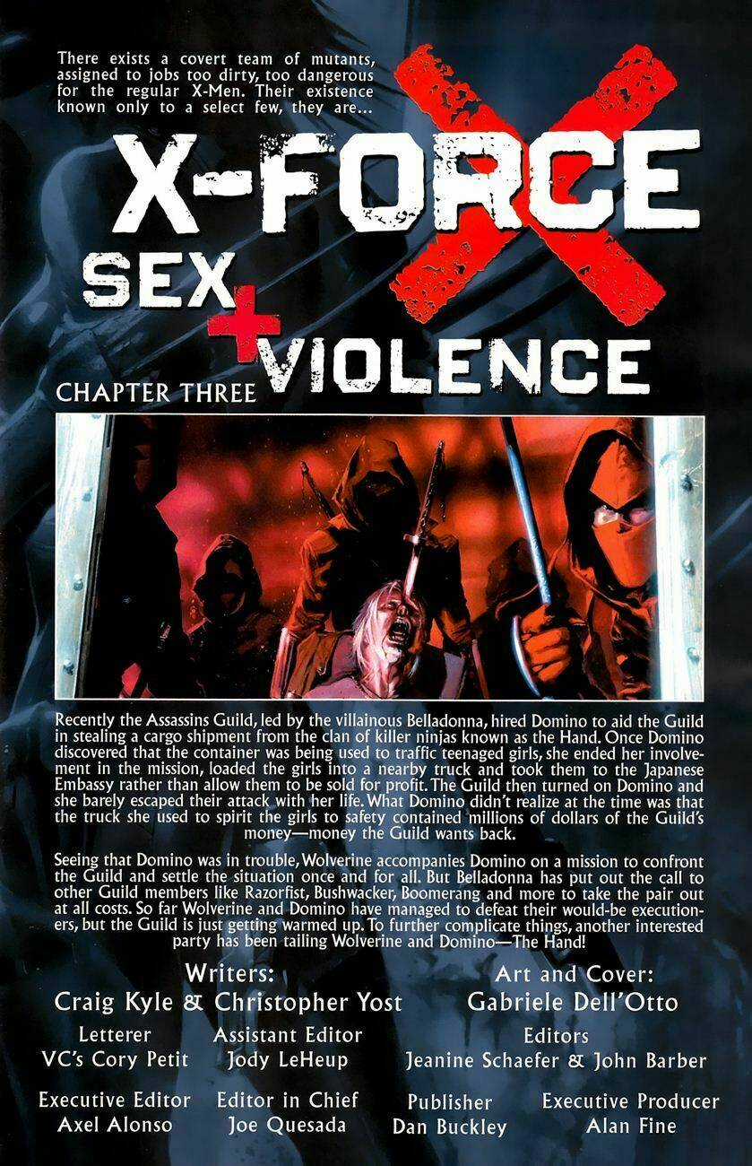 X-Force Sex And Violence Chapter 3 trang 2
