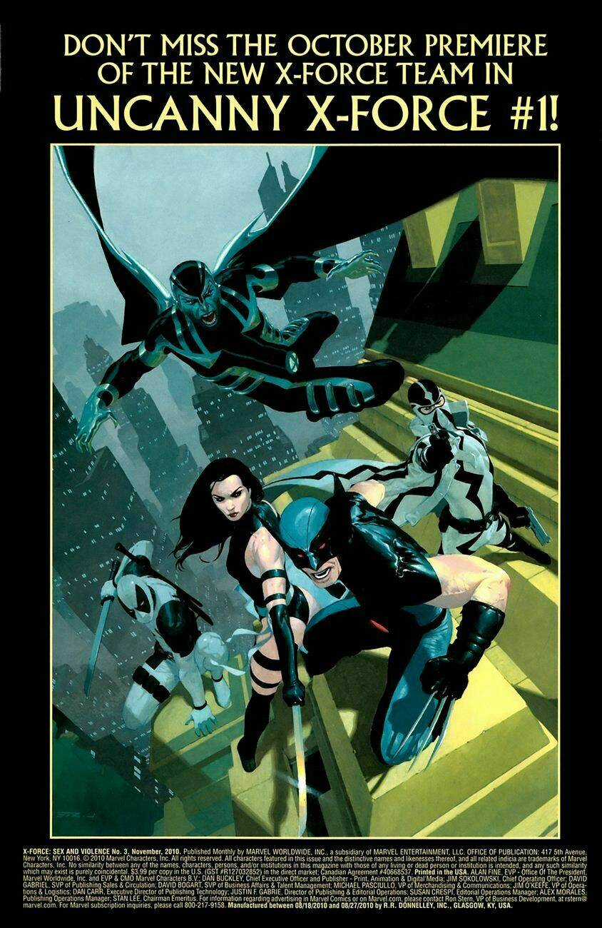 X-Force Sex And Violence Chapter 3 trang 25