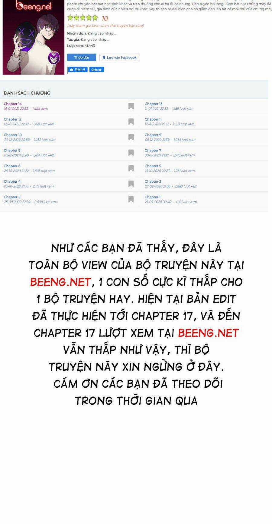 Xếp Hạng Bắt Nạt Chapter 15 trang 109