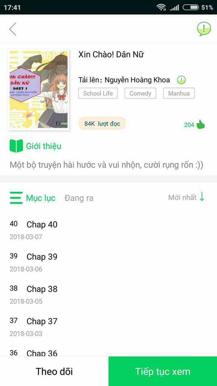 Xin Chào! Dân Nữ Chapter 38 trang 33