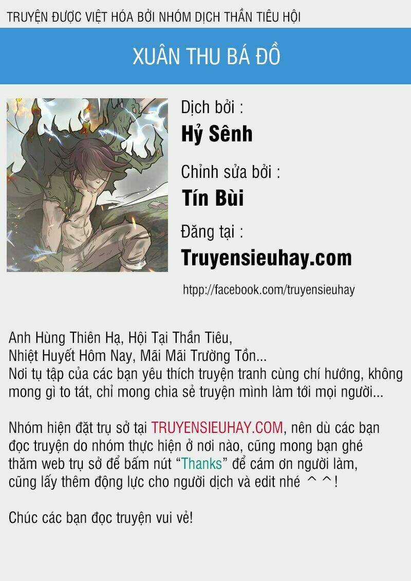 Xuân Thu Bá Đồ Chapter 21 trang 0