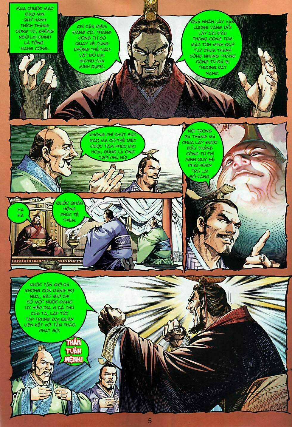Xuân Thu Chiến Hùng Chapter 5 trang 4