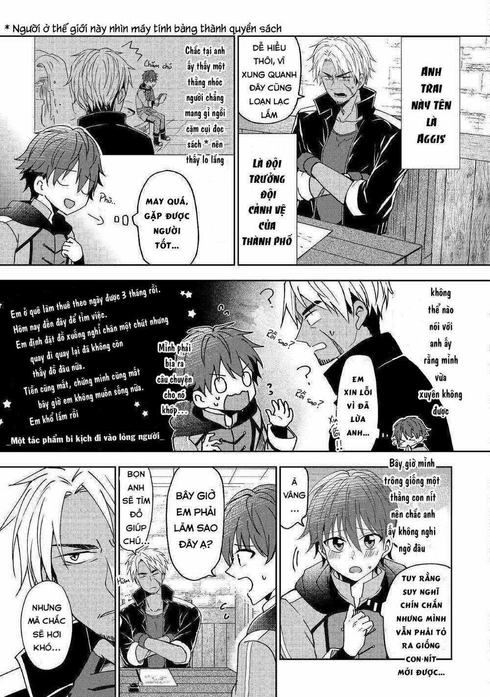 Xuyên Không Cực Mạnh Cùng Máy Tính Bảng Siêu Cheat Chapter 1 trang 11