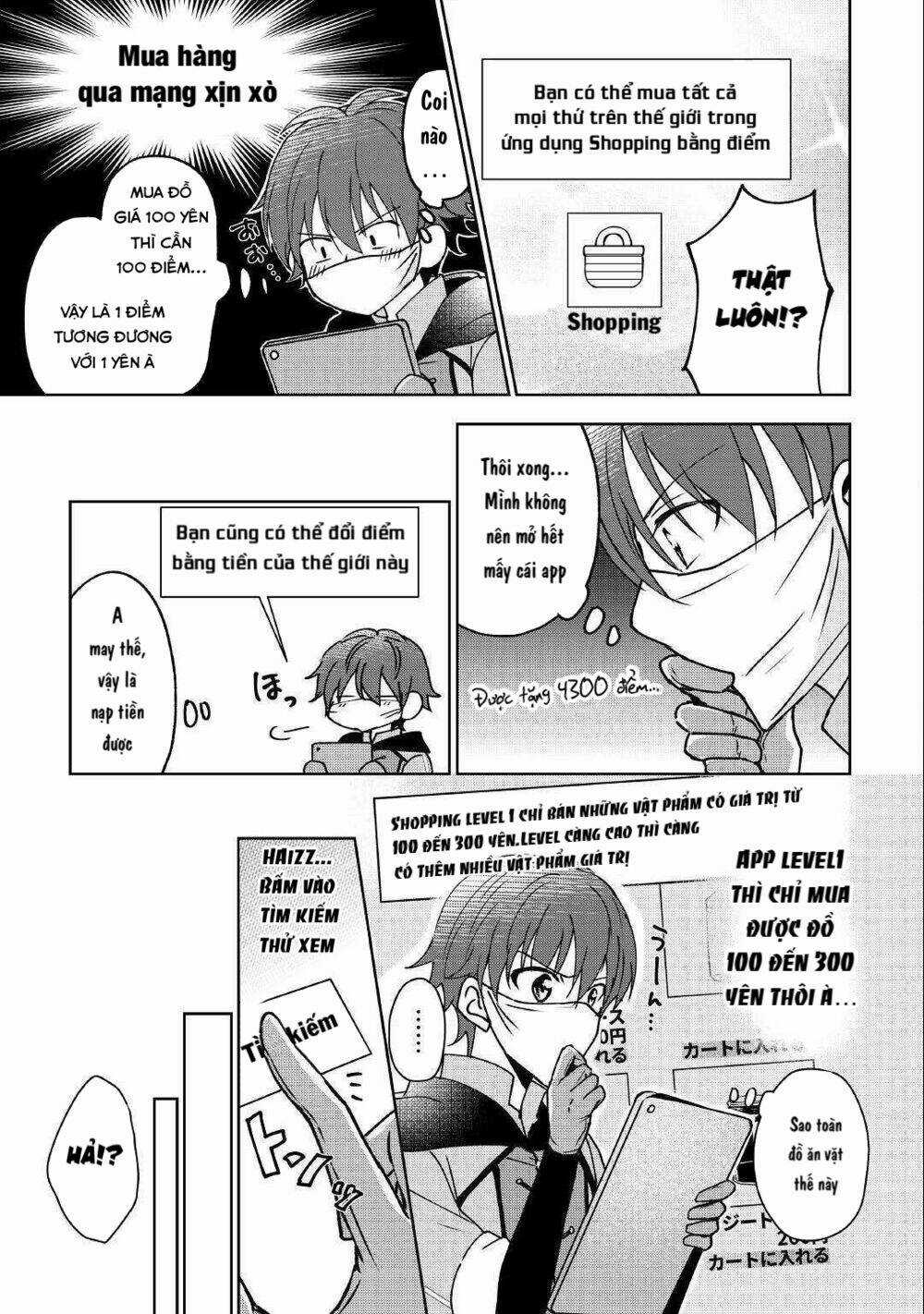 Xuyên Không Cực Mạnh Cùng Máy Tính Bảng Siêu Cheat Chapter 2 trang 10