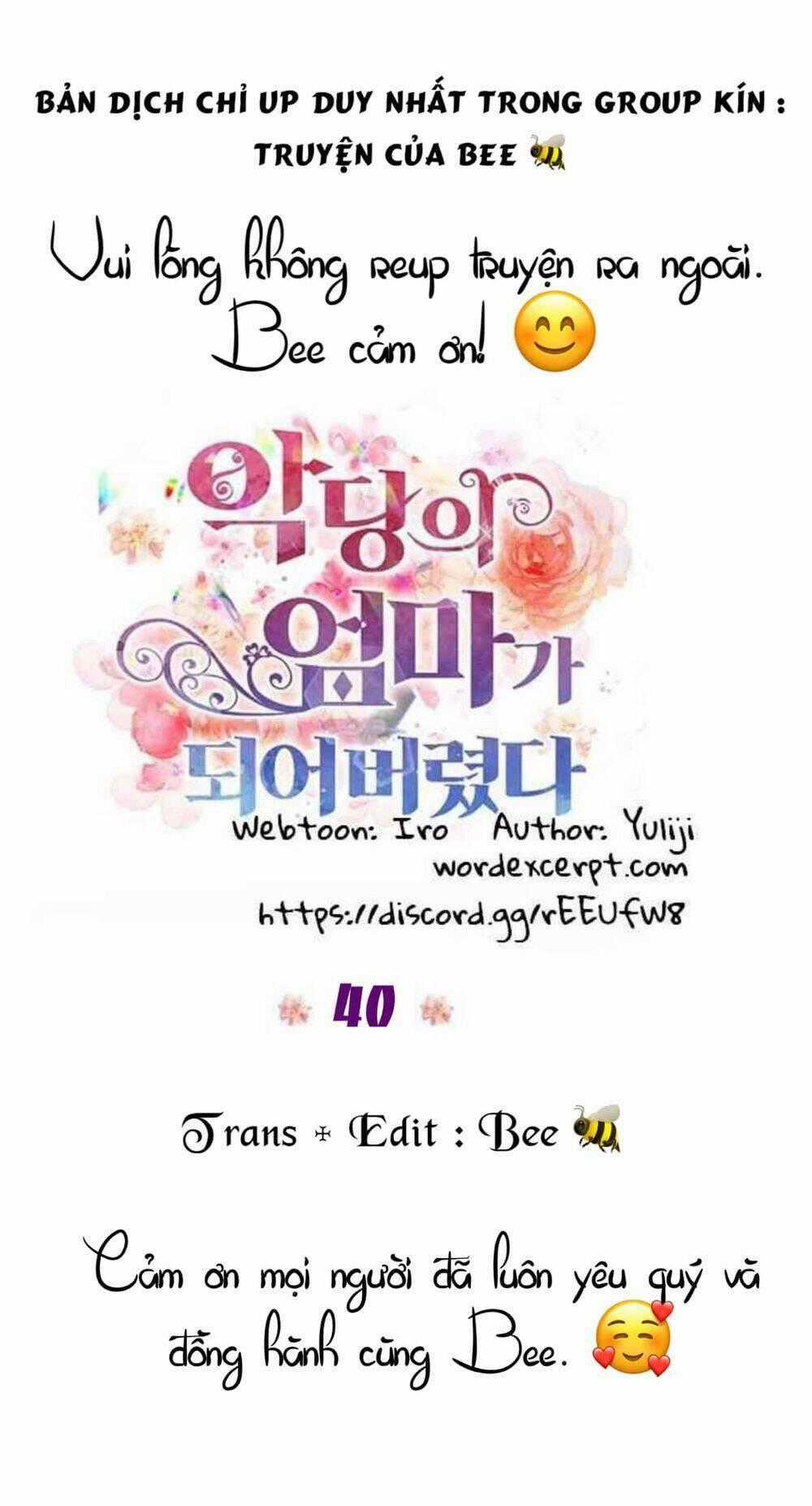 Xuyên Không Trở Thành Mami Phản Diện Chapter 40 trang 1