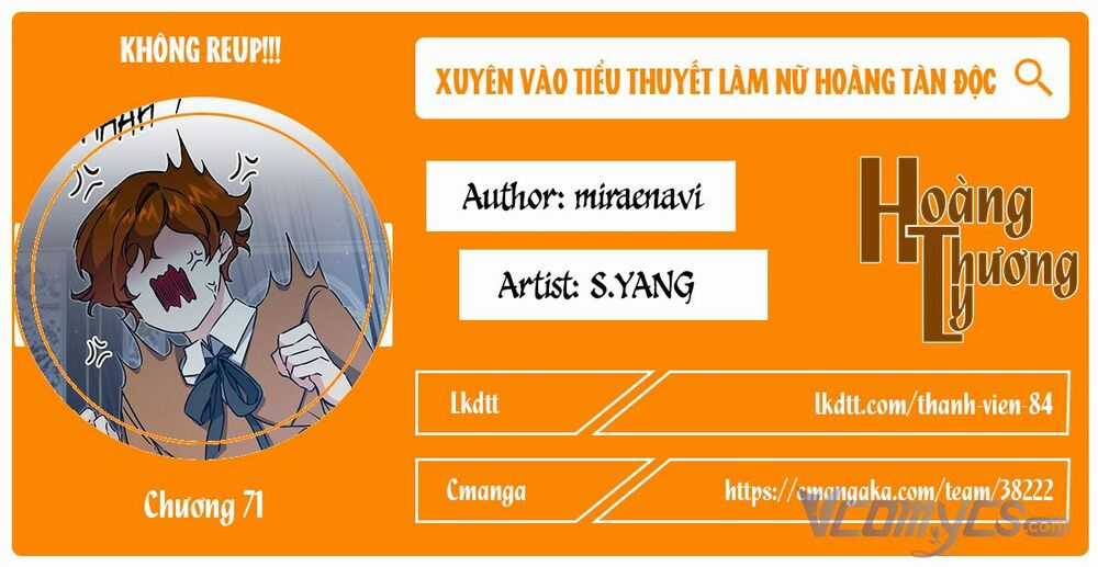 Xuyên Vào Tiểu Thuyết Làm Nữ Hoàng Tàn Độc Chapter 71 trang 0