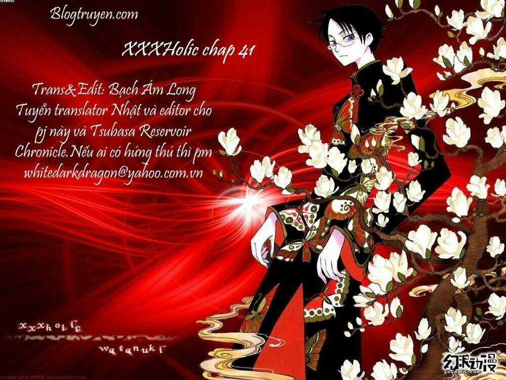 Xxxholic Chapter 41 trang 0