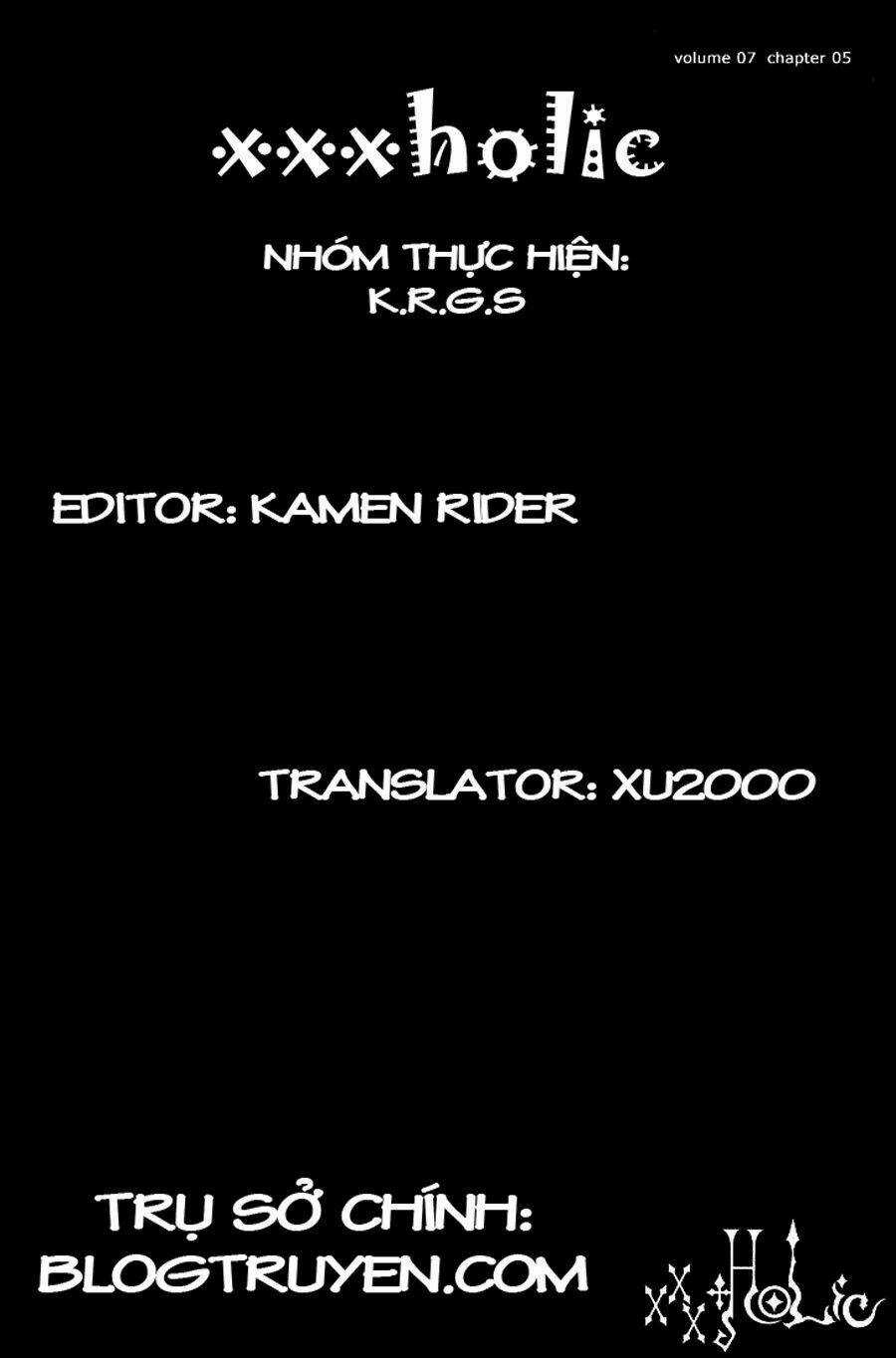 Xxxholic Chapter 47 trang 0