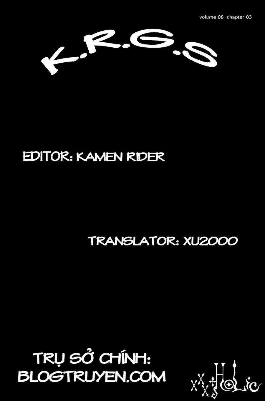 Xxxholic Chapter 50 trang 0