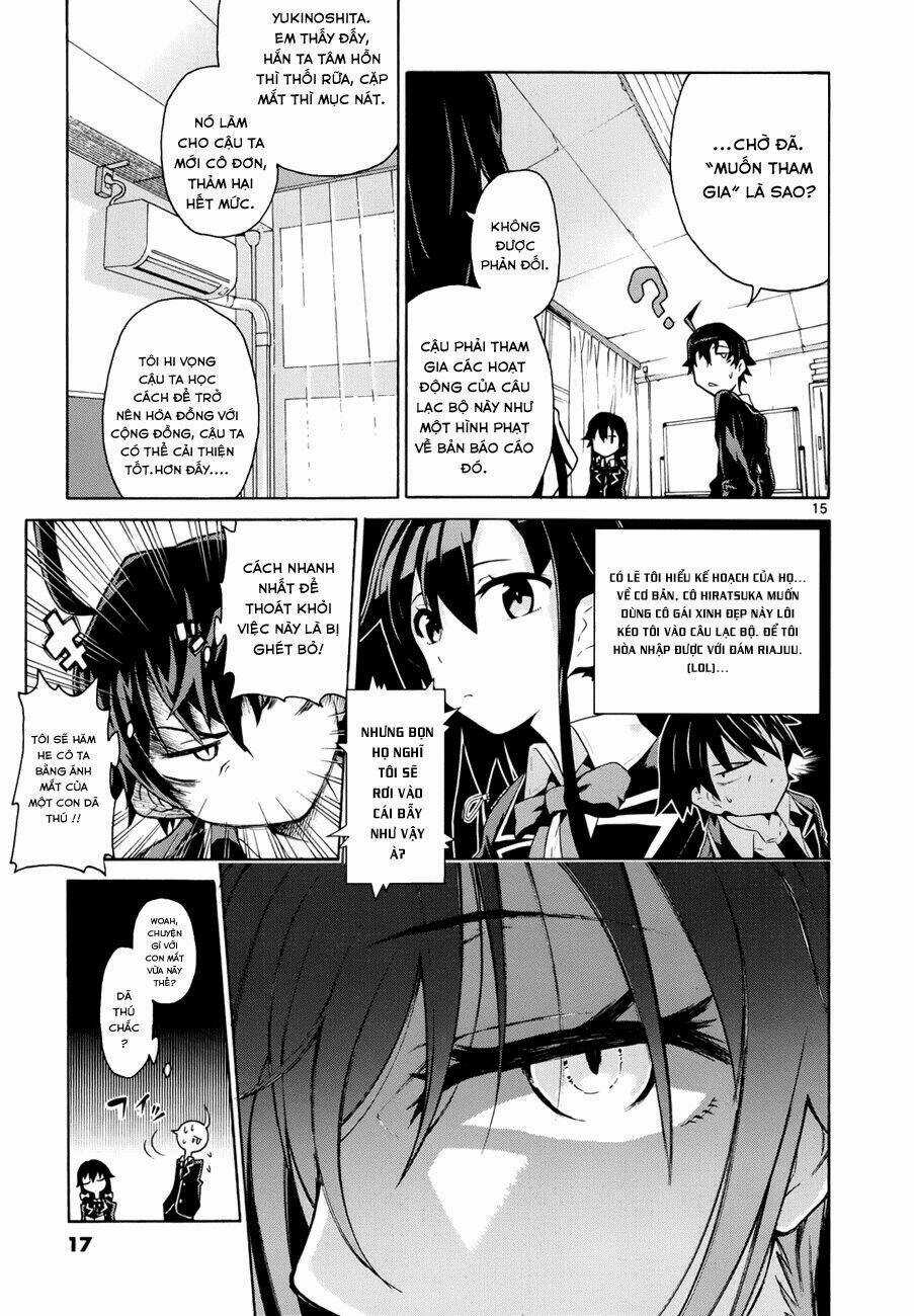 Yahari Ore No Seishun Rabukome Wa Machigatte Iru Chapter 1 trang 14