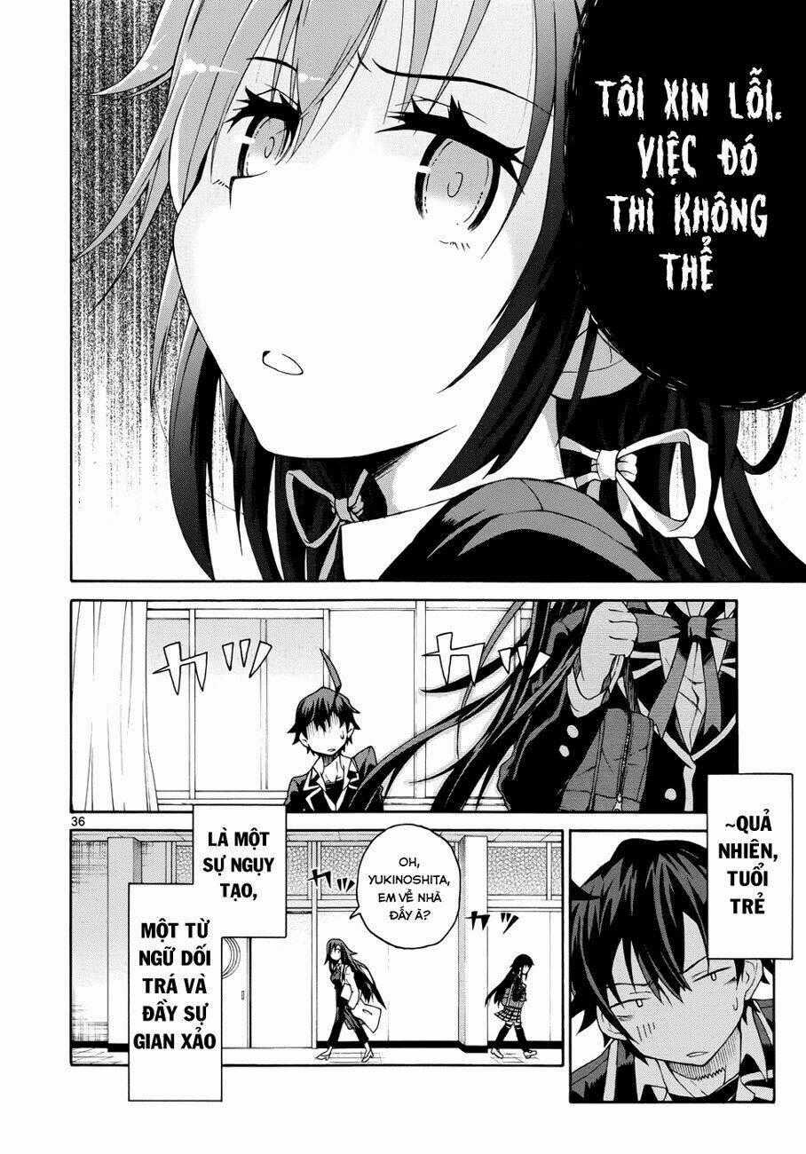 Yahari Ore No Seishun Rabukome Wa Machigatte Iru Chapter 1 trang 35