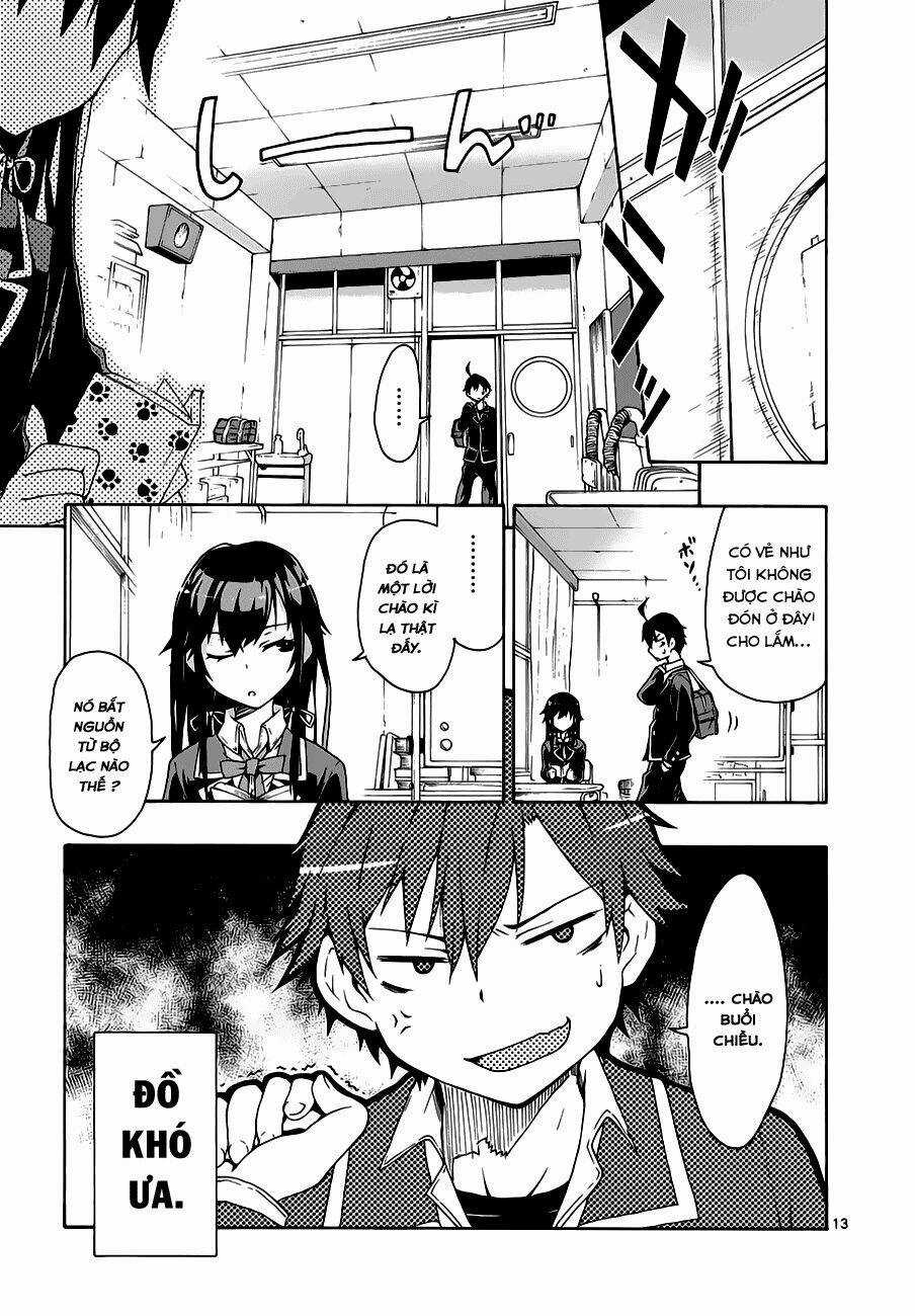 Yahari Ore No Seishun Rabukome Wa Machigatte Iru Chapter 2 trang 12