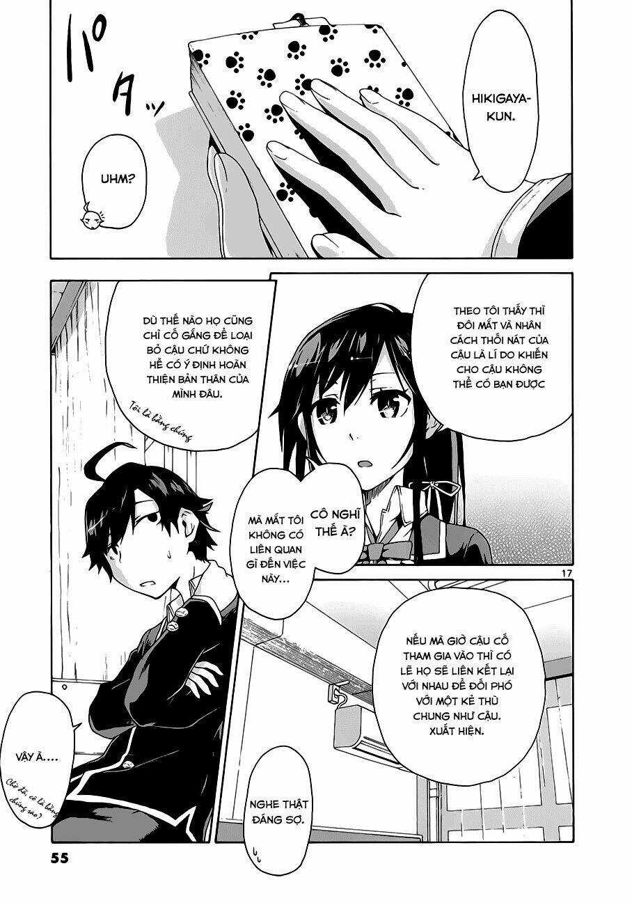 Yahari Ore No Seishun Rabukome Wa Machigatte Iru Chapter 2 trang 16