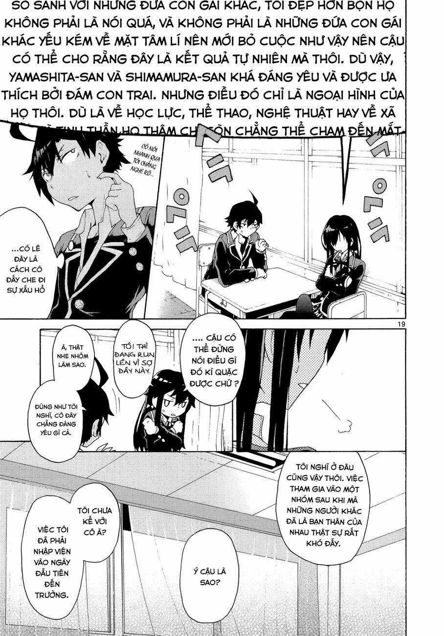 Yahari Ore No Seishun Rabukome Wa Machigatte Iru Chapter 2 trang 18