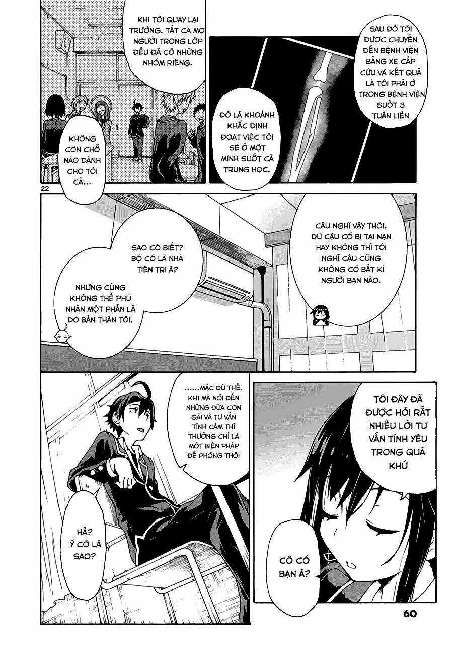 Yahari Ore No Seishun Rabukome Wa Machigatte Iru Chapter 2 trang 21