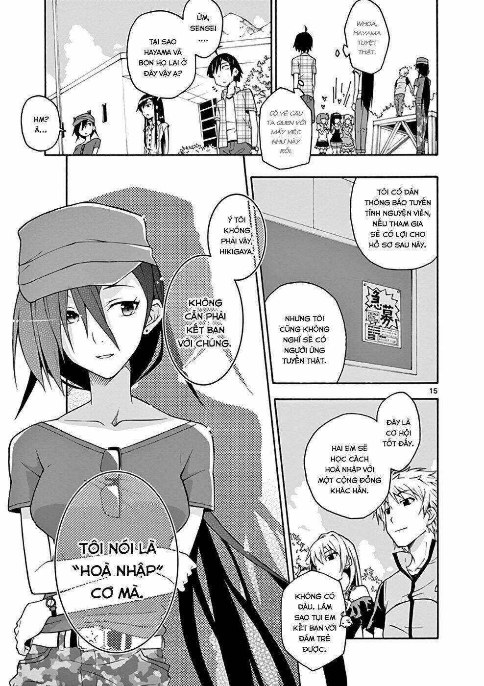 Yahari Ore No Seishun Rabukome Wa Machigatte Iru Chapter 24 trang 13
