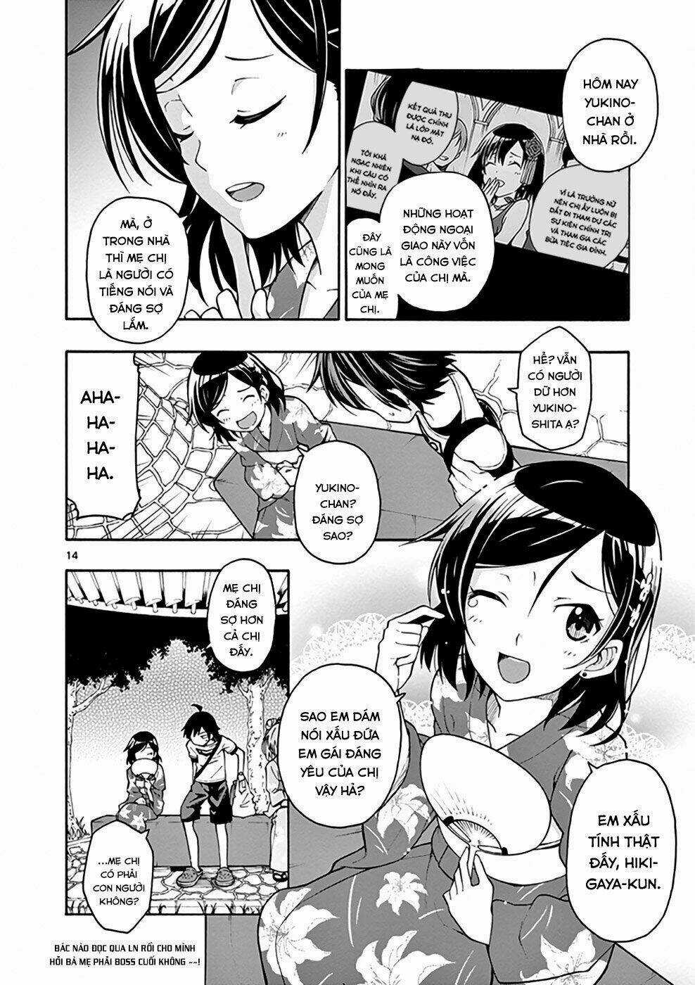 Yahari Ore No Seishun Rabukome Wa Machigatte Iru Chapter 34 trang 13