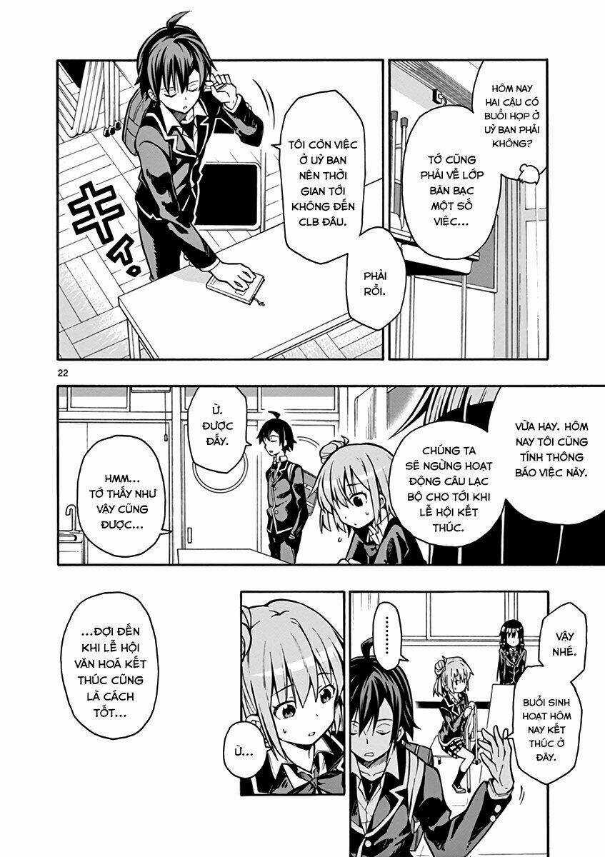 Yahari Ore No Seishun Rabukome Wa Machigatte Iru Chapter 36 trang 20
