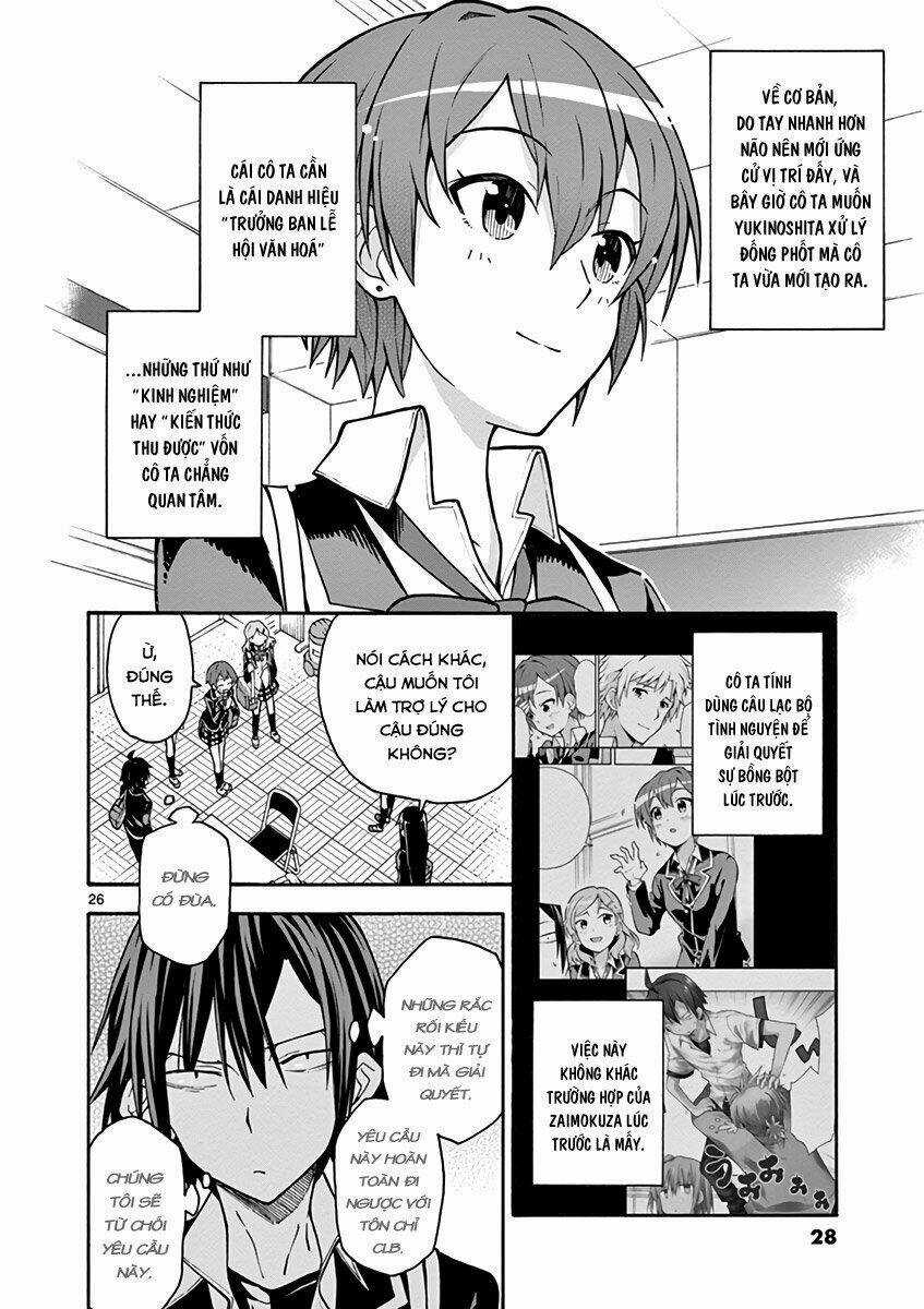 Yahari Ore No Seishun Rabukome Wa Machigatte Iru Chapter 36 trang 24
