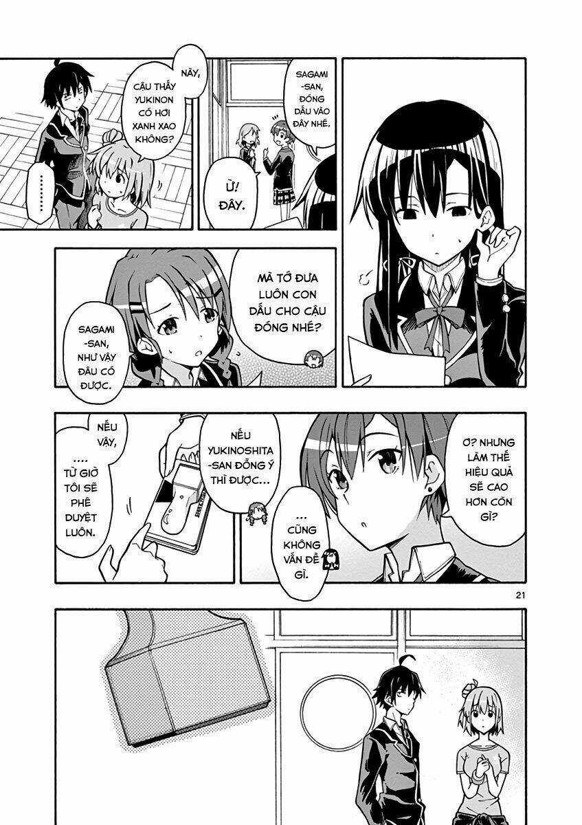 Yahari Ore No Seishun Rabukome Wa Machigatte Iru Chapter 38 trang 20